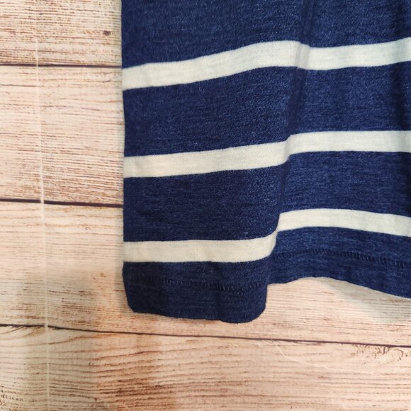 Rag & Bone Jean Blue White Striped Women's Tank Top Small Comfy 100% Cotton - Picture 3 of 12